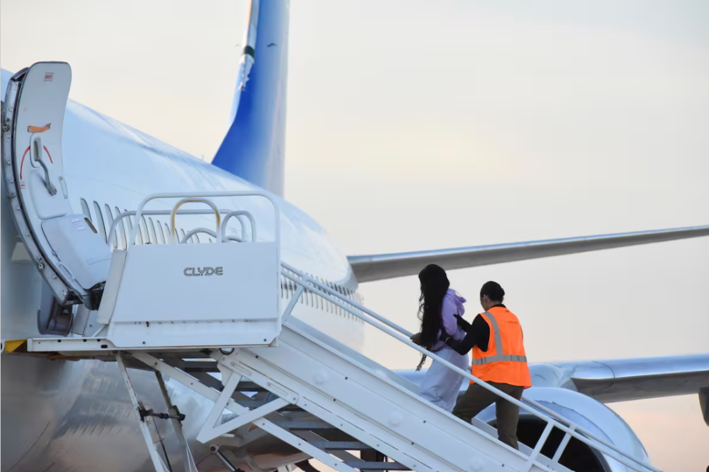 Mujer deportada de Estados Unidos