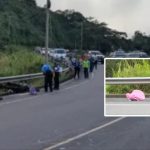 Inspectora de Tránsito fallece en accidente entre motocicleta y furgón en la Carretera Sur