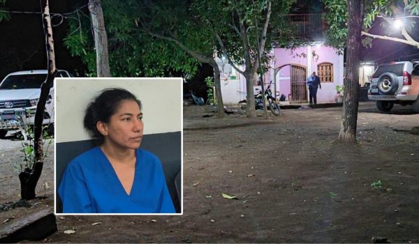 Parricidio en Ticuantepe. Madre es acusada de matar a su hija de cuatro años. Foto: medios oficialistas.