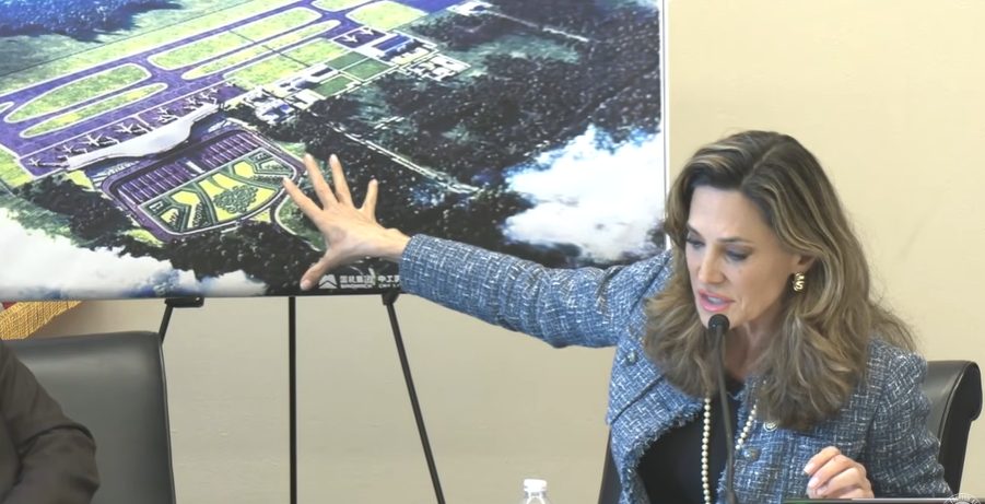 Congresista María Elvira Salazar en audiencial. Foto: Captura de video.