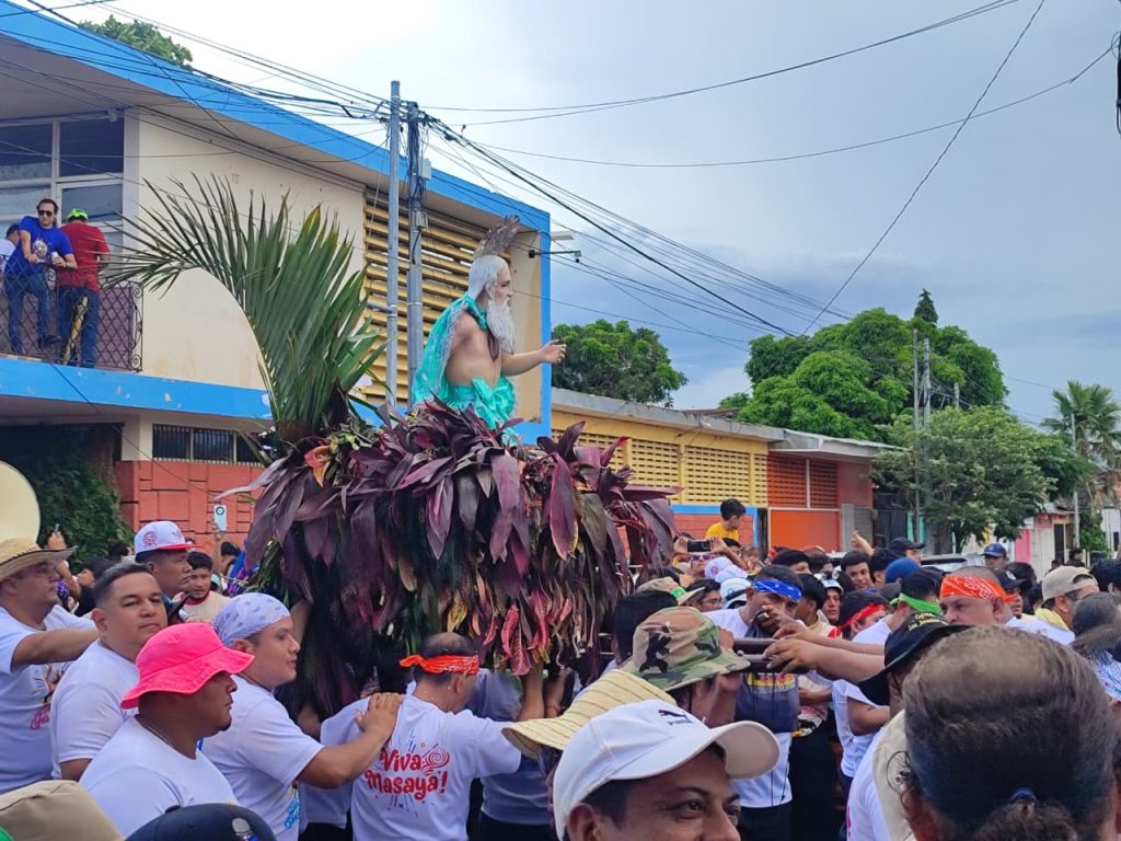 San Jerónimo volvió a salir a las calles de Masaya en este 2026. Foto: Cortesía