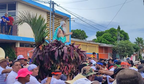 San Jerónimo volvió a salir a las calles de Masaya en este 2026. Foto: Cortesía