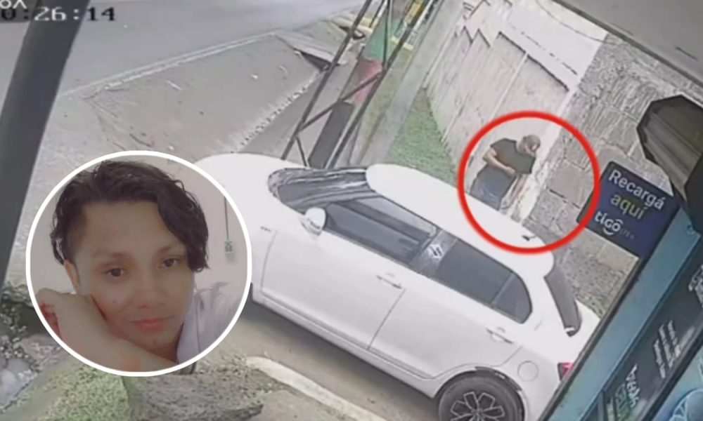 Difunden video de sospechoso tras el crimen del enfermero Víctor Calero, en San Juan de La Concepción. Foto: Canal 10.