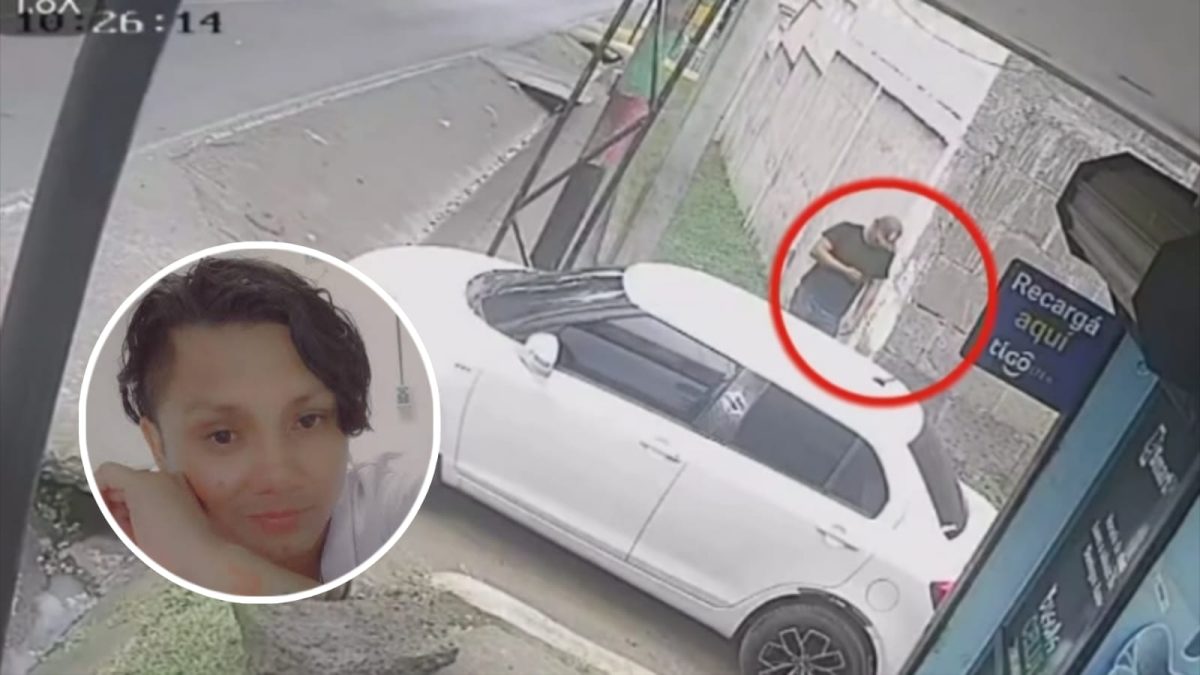 Difunden video de sospechoso tras el crimen del enfermero Víctor Calero, en San Juan de La Concepción. Foto: Canal 10.