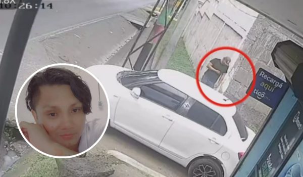 Difunden video de sospechoso tras el crimen del enfermero Víctor Calero, en San Juan de La Concepción. Foto: Canal 10.
