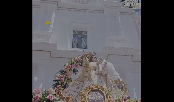 Dictadura dejó que Nuestra Señora de La Merced saliera a las calles de Matagalpa