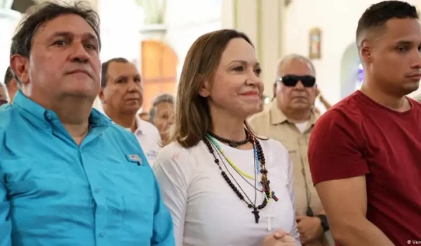 La lider opositora María Corina Machado regresó el domingo 25 de octubre a Venezuela.