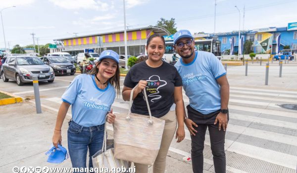La Alcaldía de Managua sostuvo que la actividad es parte del Programa de Educación Urbana. Tomada de la Alcaldía de Managua