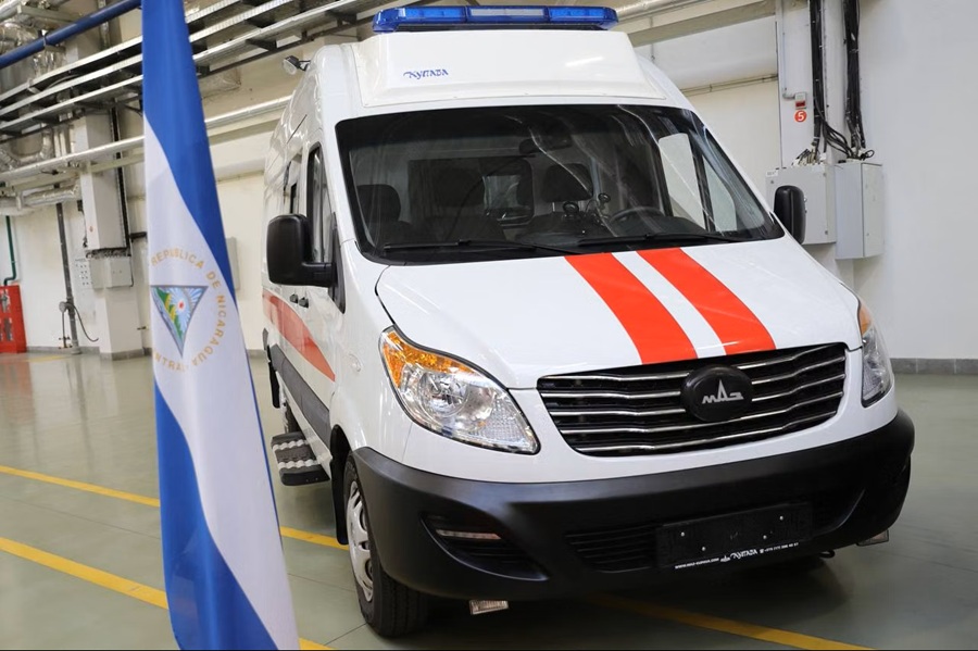 Ambulancias que Nicaragua le comprará a Bielorrusia