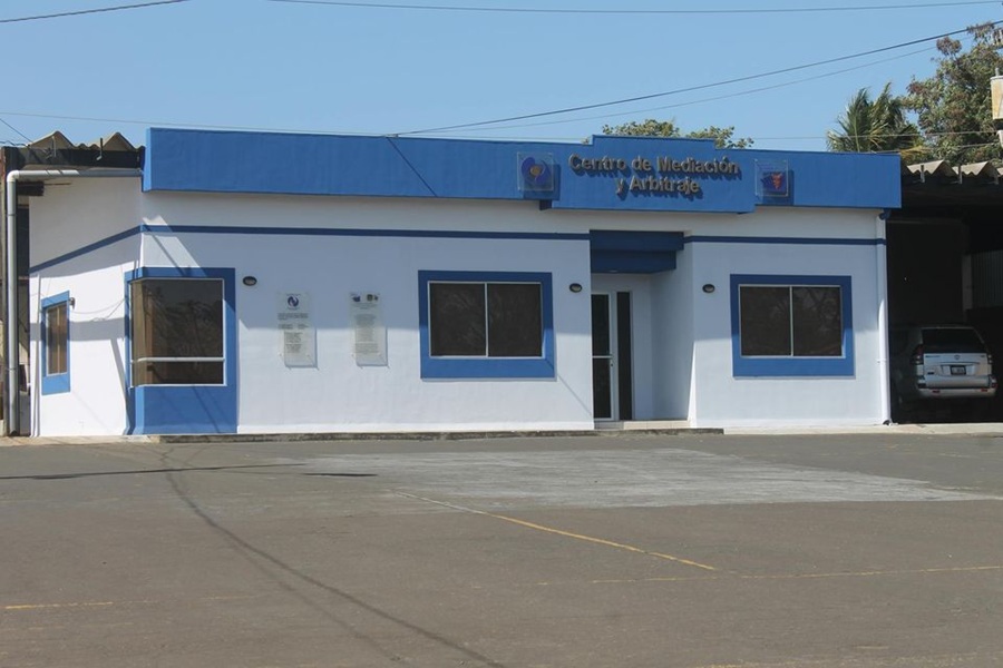 Antigua sede del Centro de mediación y Arbitraje de la Cámara de Comercio y Servicios de Nicaragua (CCSN).