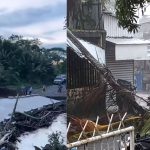 Lluvias en el Caribe causan caída de árboles y colapso de puente