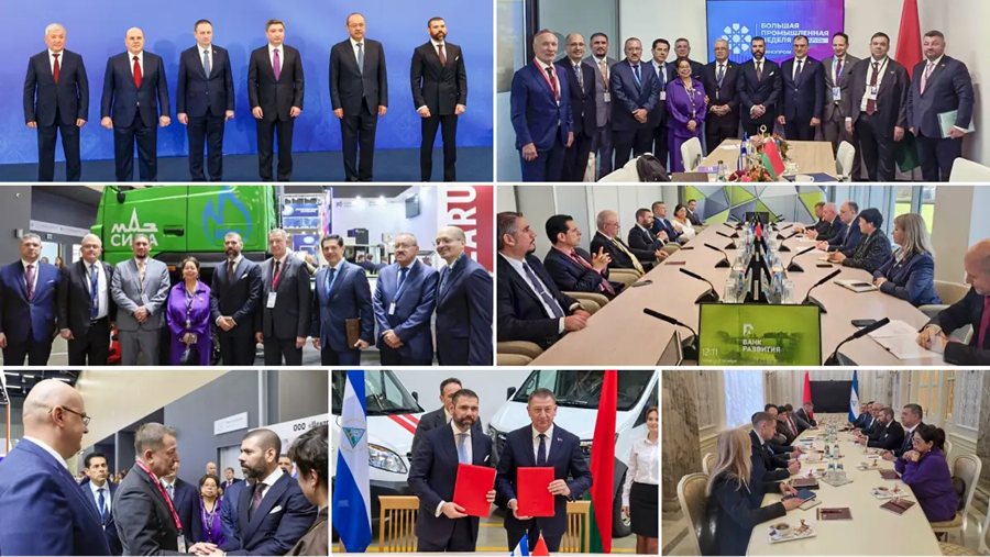 Delegación nicaragüense participó en el Foro Industrial Internacional INNOPROM 2026 en Bielorrusia