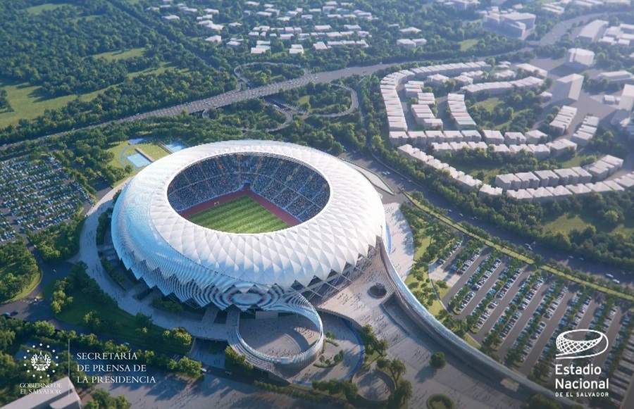 Diseño del nuevo Estadio Nacional de El Salvador