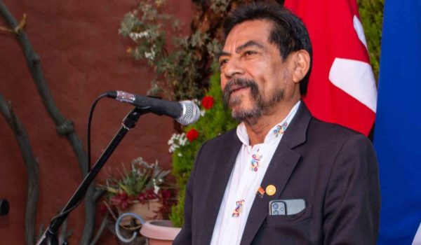 El ahora exembajador de Nicaragua en Bolivia, Elías Chévez. Foto: tomada de Hemeroteca La Razón de Bolivia.