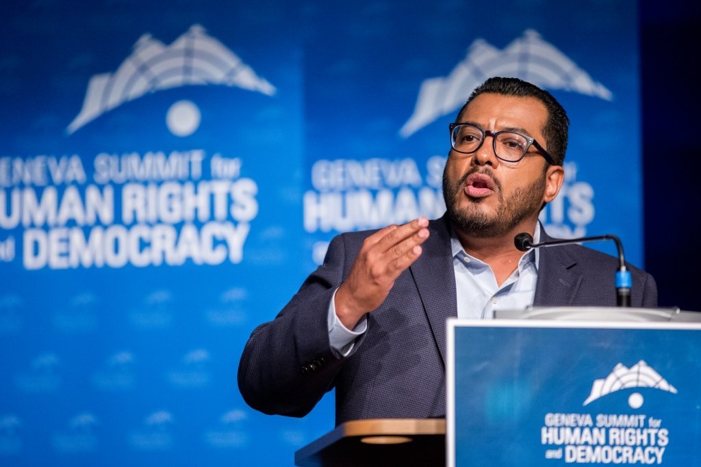 Félix Maradiaga, presidente de Ruta del Cambio