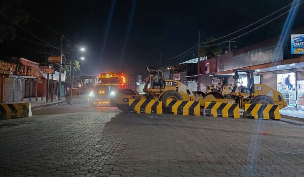 Inician trabajos en el sector de la intersección de Ganco de Caminos en el Mercado Oriental. Foto: Tomada de medios oficialistas.