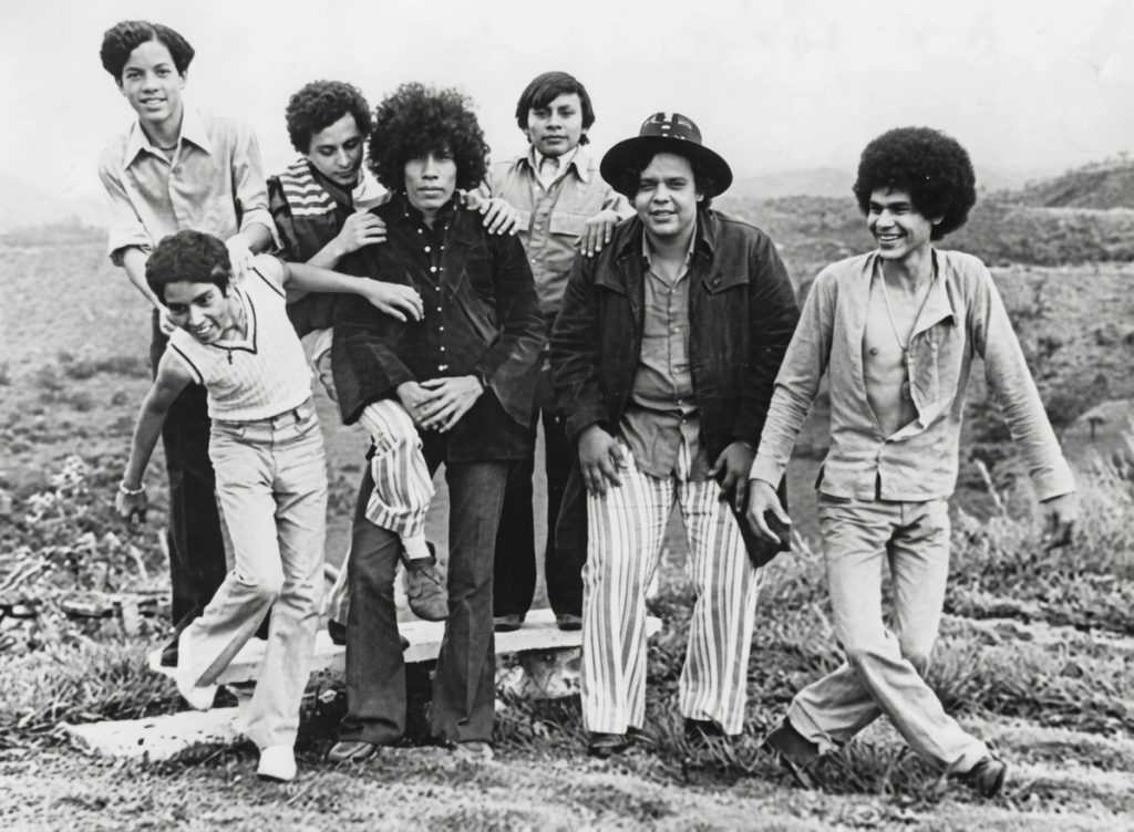 Las agrupaciones nacionales e internacionales influyeron de forma determinante en la moda hippie nicaragüense. En la imagen, el grupo managüense The Athomos. LA PRENSA / ARCHIVO REDES