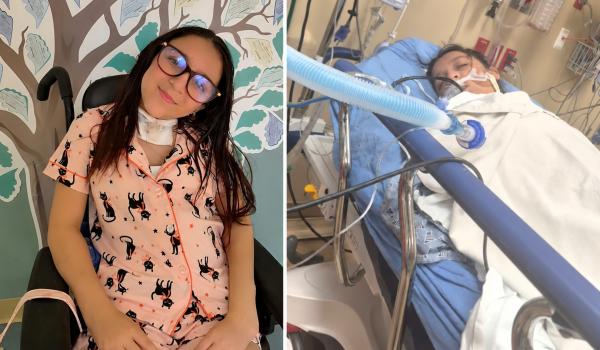 Jerelyn tiene 19 años. Desde los siete años dejó de caminar por una enfermedad congénita, en los últimos meses ha tenido recaídas. LA PRENSA / CORTESÍA
