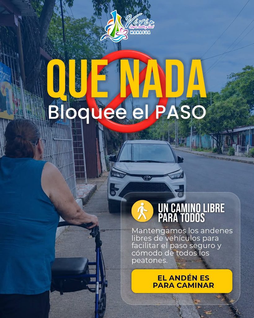 Publicación del programa Yo Quiero Vivir Limpio de la Alcaldía de Managua