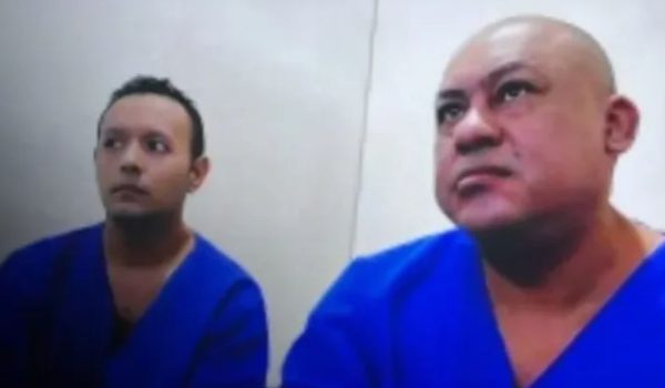 Acusados Jessy Francisco Otero Quiroz (izquierda), Marlon Javier García García (derecha). Foto: Canal 13