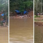 Minería ilegal a la orilla del río San Juan queda en evidencia en video divulgado en redes sociales
