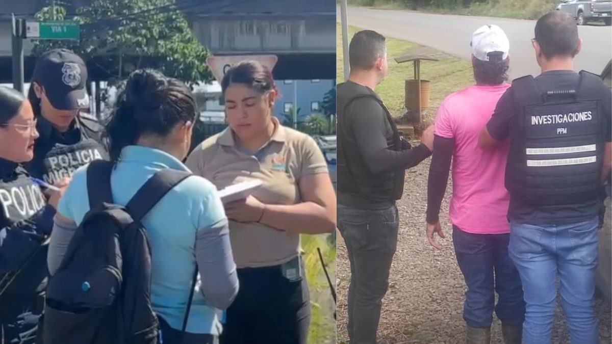 Nicaragüenses detenidos en Costa Rica. Foto: Tomadas de la Dirección General de Migración y Extranjería de Costa RIca.