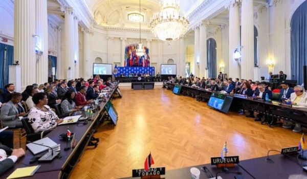 Reunión de cancilleres en la OEA. Foto: OEA.