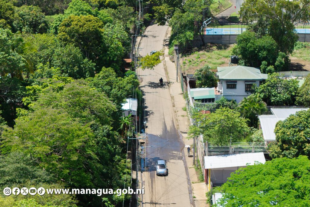 Sector de la UNICA, Santo Domingo, Managua. LA PRENSA / TOMADO DE LA ALCALDÍA DE MANAGUA