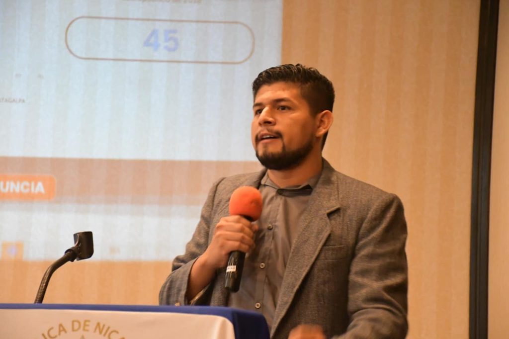 Opositor Enrique Martínez, integrante del grupo Avanza Nicaragua.