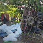 Accidente de camión deja tres fallecidos en La Trinidad, Estelí
