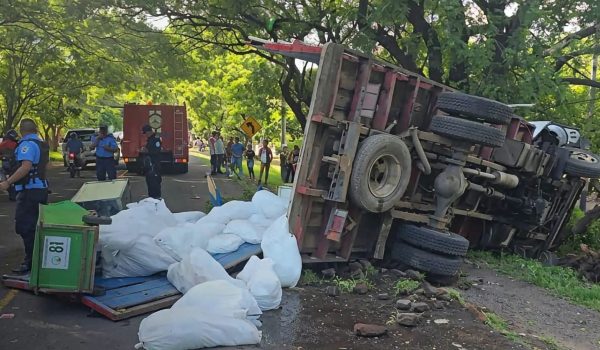 El accidente ocurrió este domingo 25 de octubre. Tomada de Meridiano Informativo Estelí-Nicaragua