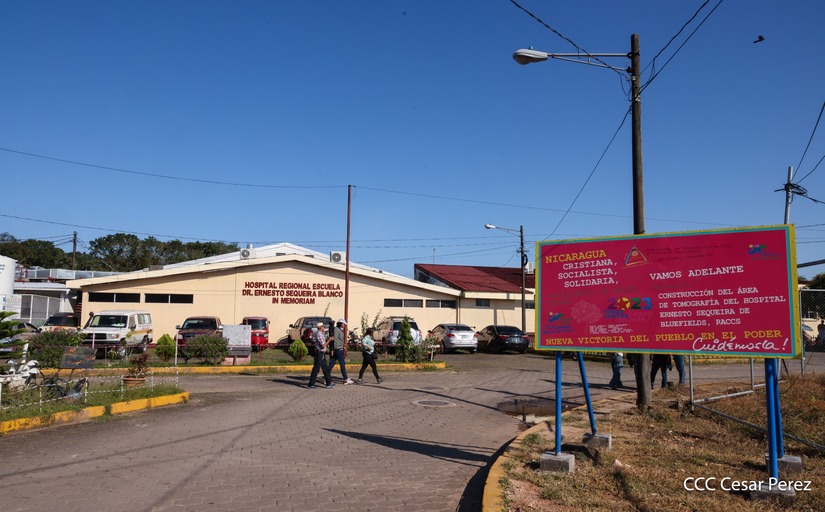 El niño Elian Sequiera fue operada en el Hospital Regional Ernesto Sequeira Blanco de Bluefields