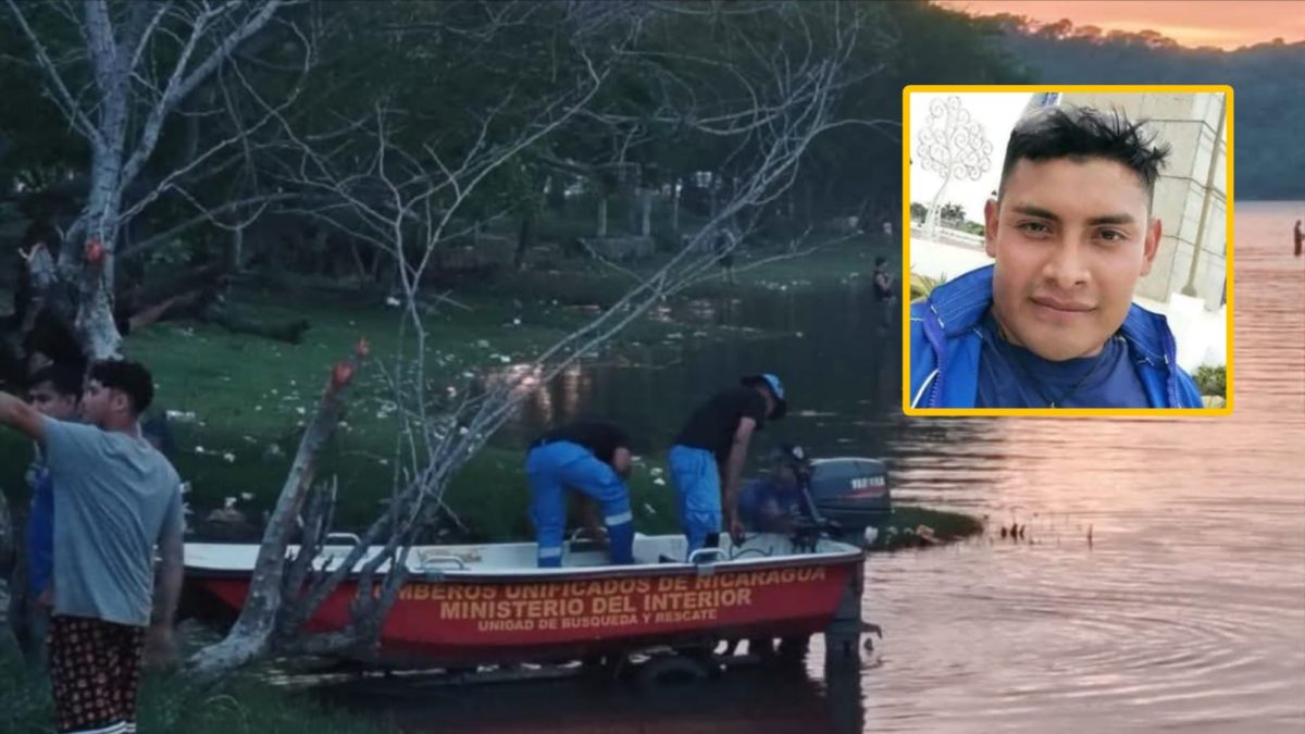 Armando Moisés Oviedo Hernández desapareció en la laguna de Xiloá, en Managual. Foto: Helen Nohemi Carballo Molina/Facebook.