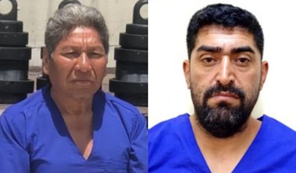 Los guatemaltecos Roberto Bardales de León (a la izquierda) y Wander Eduardo Orellana Méndez (a la derecha) fueron condenados a 20 años de prisión en Nicaragua. Foto: Policía Nacional.