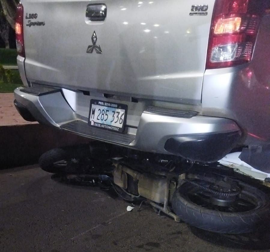 La motocicleta que impactó al ciudadano de 41 años. Redes sociales