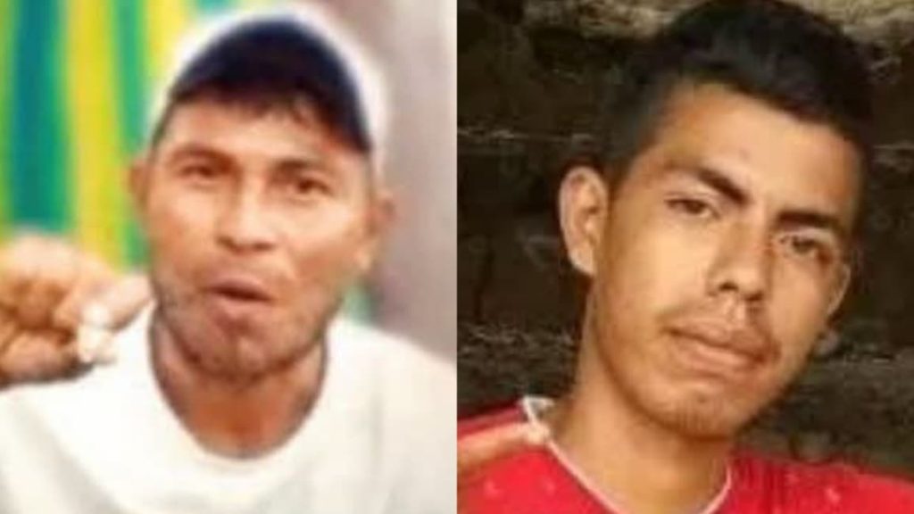 Henry Tinoco Martínez (a la izquierda) y Norvin Bonilla Tinoco (a la derecha). Foto: El Relato en Portada/Facebook.
