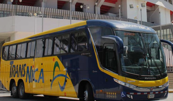 Transnica reiniciará su ruta San José hacia Managua y viceversa. Foto: Tomada del sitio oficial de Transnica