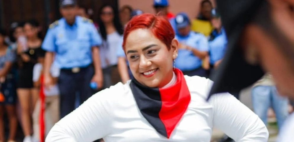 Xochitl Guadalupe Rodríguez Toledo, hermana del juez que murió arrastrado por un cauce crecido en Ocotal. Foto: 100% Noticias.